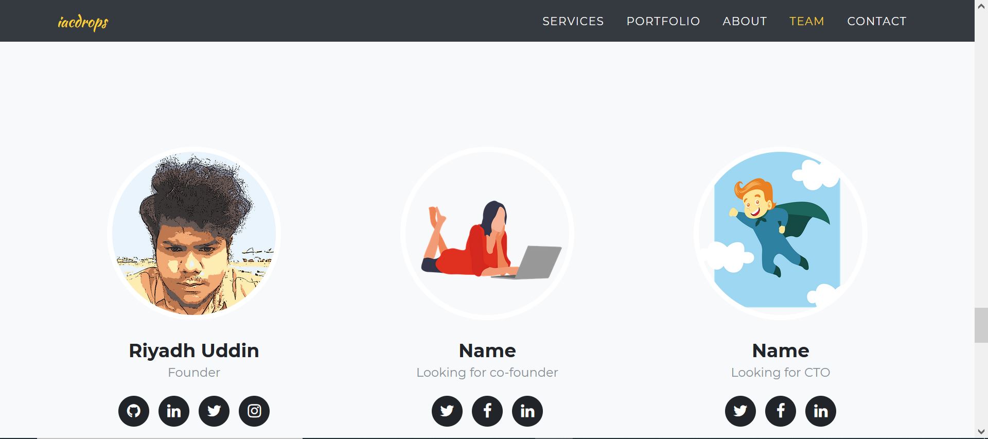 IaCdrops is under development